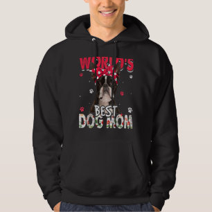 World's Best Boston Terrier Dog Mom  Mother's Day Hoodie