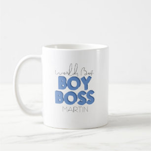 Worlds Best Boy Boss Coffee Mug
