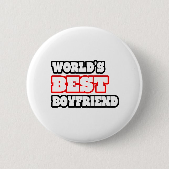 World's Best Boyfriend Button (Front)