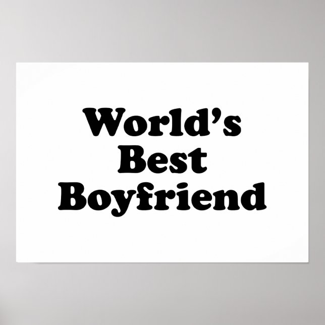 World's Best Boyfriend Poster (Front)