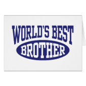World's Best Brother (Front Horizontal)