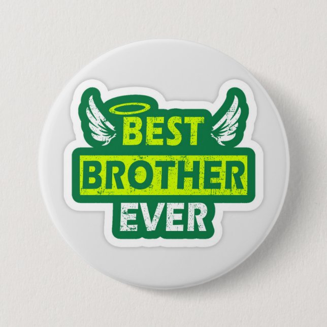 World's best brother Button Gift (Front)