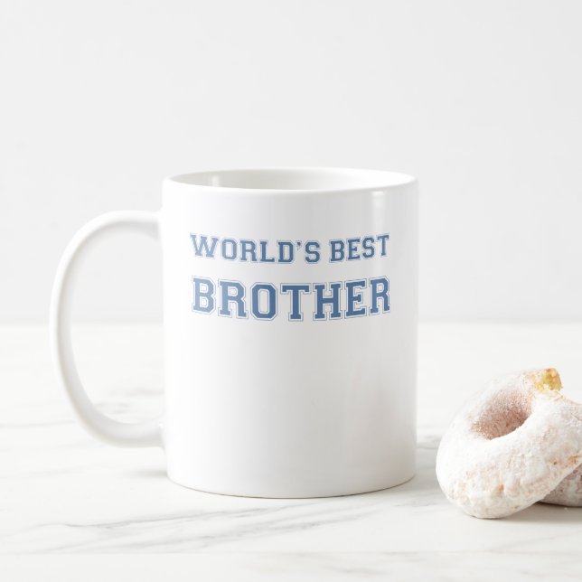 Worlds Best Brother Coffee Mug (With Donut)