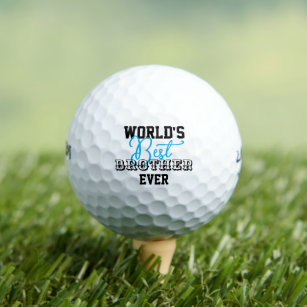 World's Best Brother Ever Golf Balls