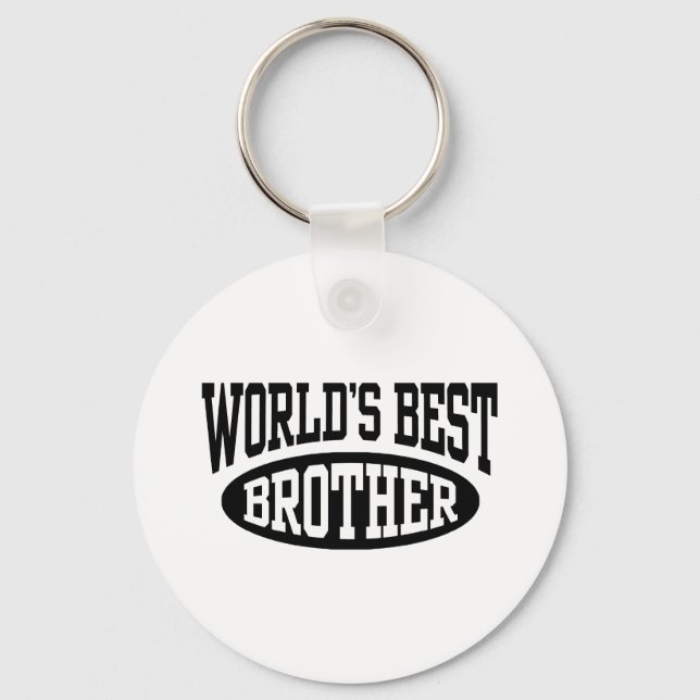 World's Best Brother Keychain (Front)