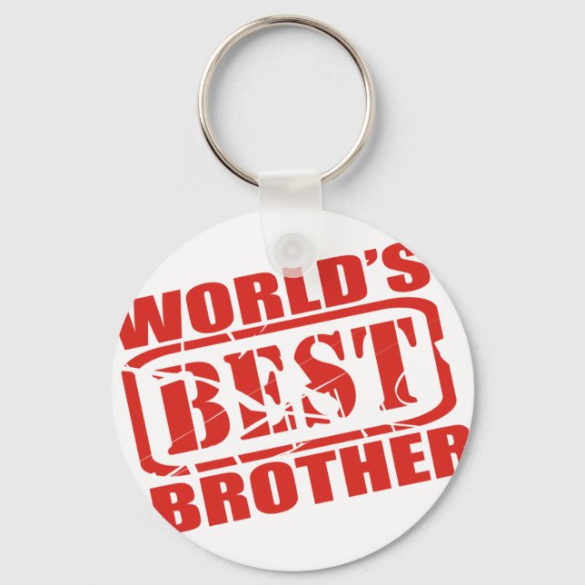 World's Best Brother Keychain (Front)