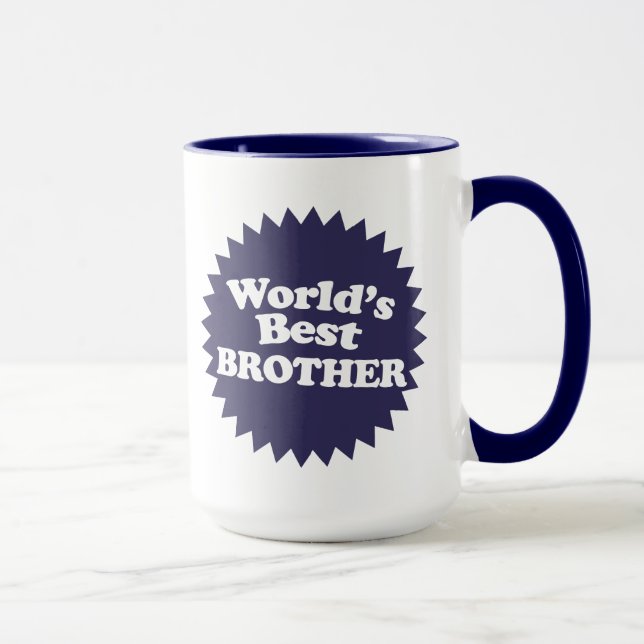 World's Best Brother Mug (Right)