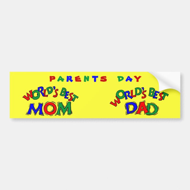 Worlds Best - Bumper Sticker (Front)