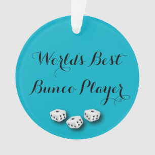 World's Best Bunco Player Ornament