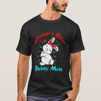 World's Best Bunny Mom Clothing Women Cute Easter T-Shirt