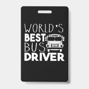 World's Best Bus Driver Badge