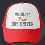 World's best bus driver cap<br><div class="desc">World's best bus driver cap</div>