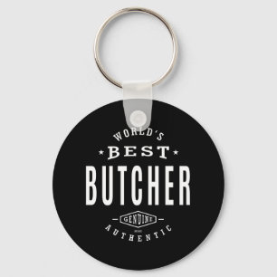 World's Best Butcher Keychain