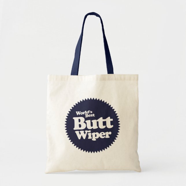 World's Best Butt Wiper Nurse CNA RNA Tote Bag (Front)