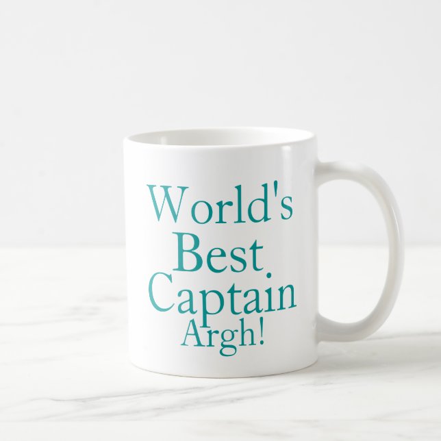 Worlds Best Captain Coffee Mug (Right)