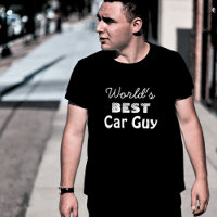 World's Best Car Guy Black Men's Novelty