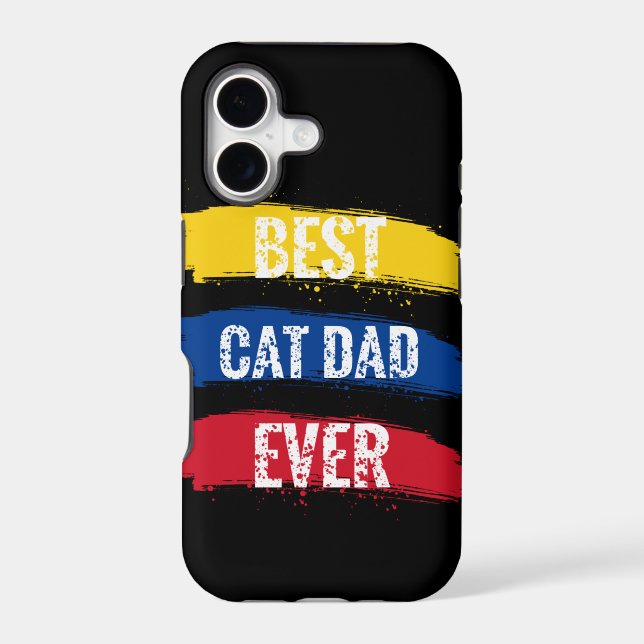 World's Best Cat Dad Iphone Case (Back)