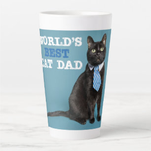 World's Best Cat Dad Latte Mug