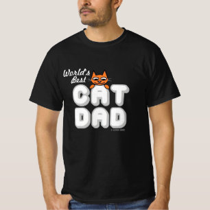 World's Best Cat Dad Men's Cat Lover T-Shirt