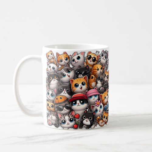 Worlds Best Cat expressions personalize Coffee Mug