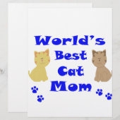 World's Best Cat Mom (Front/Back)