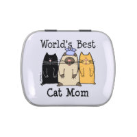 World's Best Cat Mom Candy Tin