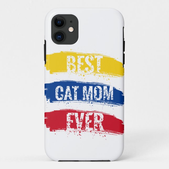 World's Best Cat Mom Case-Mate iPhone Case (Back)