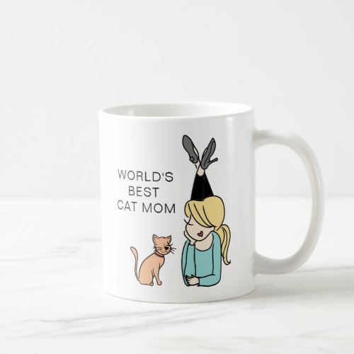 Worlds Best Cat Mom Coffee Mug