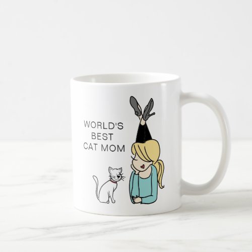 Worlds Best Cat Mom Coffee Mug