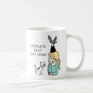 World's Best Cat Mom Coffee Mug