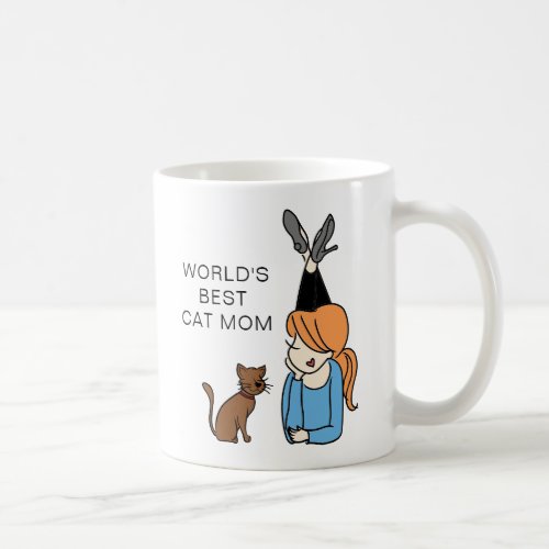Worlds Best Cat Mom Coffee Mug