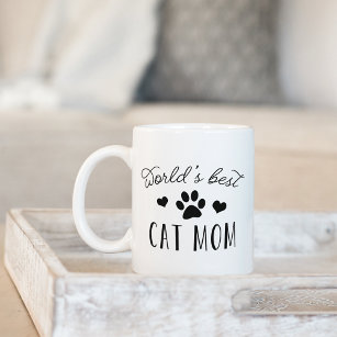 World's Best Cat Mom Coffee Mug