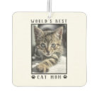 World's Best Cat Mom Paw Prints Pet Photo Frame