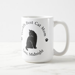 World's Best Cat Mom Personalize Coffee Mug
