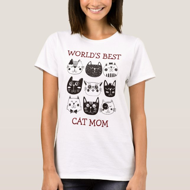World's Best Cat Mom Shirt (Front)