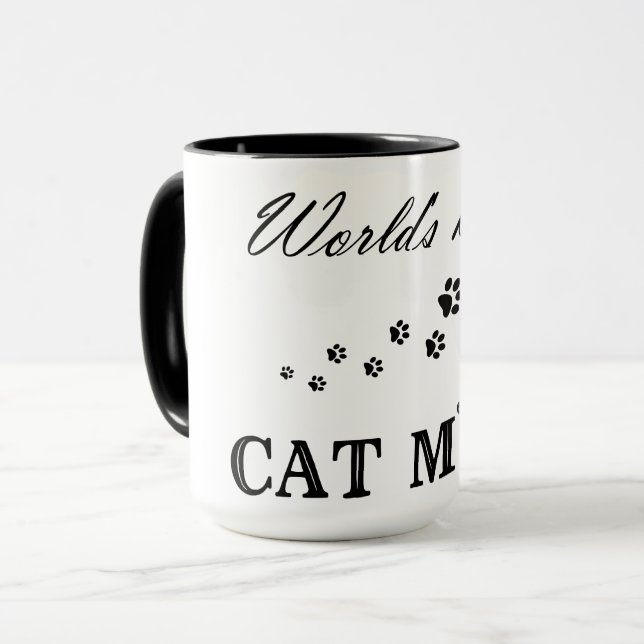 World's Best Cat Mum - Combo Mug (Front Left)