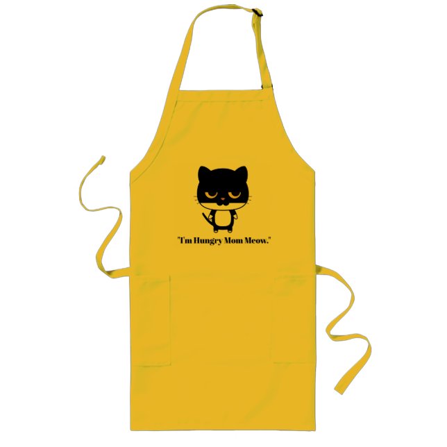 World's Best Cat Personalized Cute Pet Photo Apron (Front)