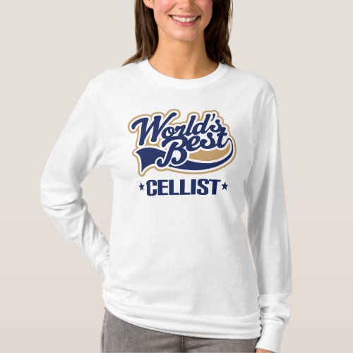 Worlds Best Cellist Music Gift T_Shirt