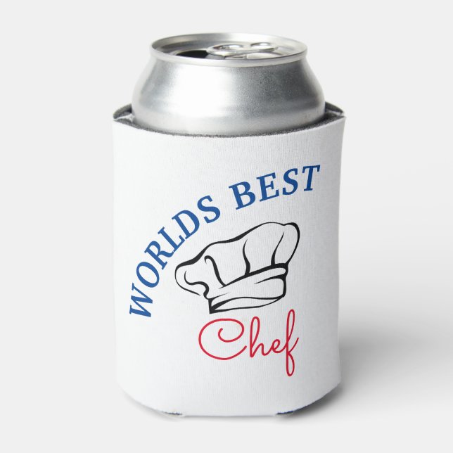 World's Best Chef  Can Cooler (Can Front)