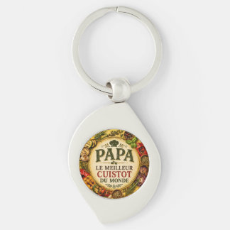 World's Best Chef Dad Keychain