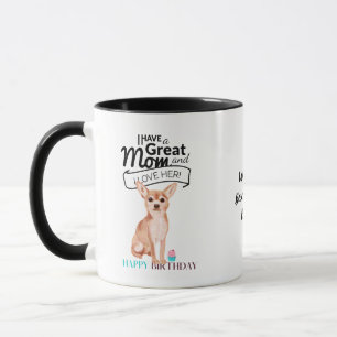 World's BEST CHIHUAHUA DOG MOM Personalized Fun Mug