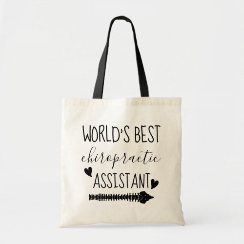 World's Best Chiropractic Assistant Tote Bag