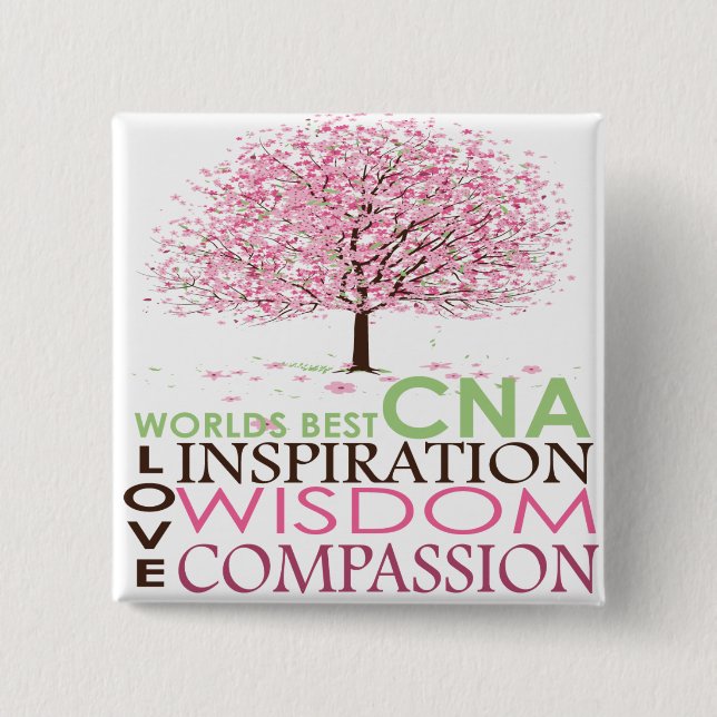 World's Best CNA Gifts Button (Front)