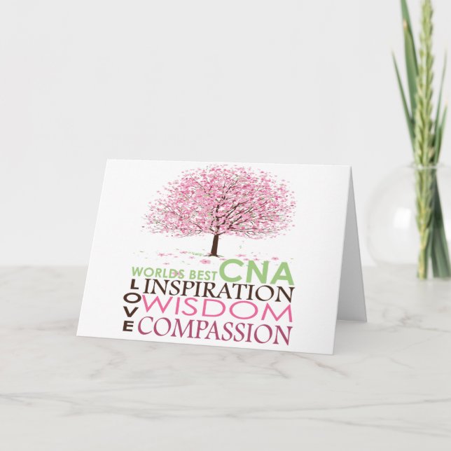 World's Best CNA Gifts Card (Front)