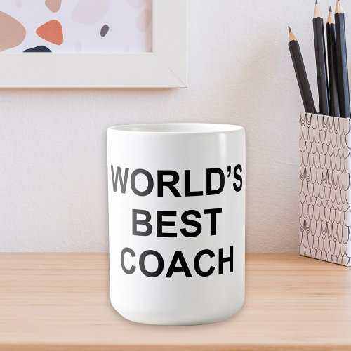 Worlds Best Coach Coffee Mug