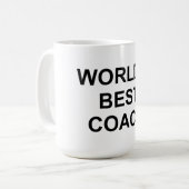 World's Best Coach Coffee Mug (Front Left)