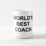 World's Best Coach Coffee Mug