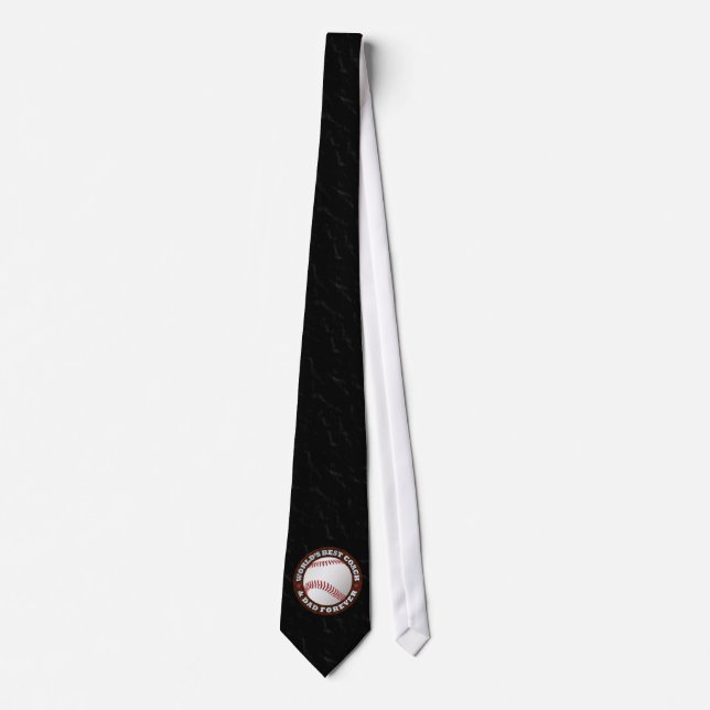 World's Best Coach & Dad 1 Tie (Front)