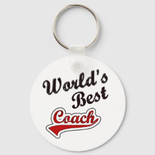 World's Best Coach Keychain
