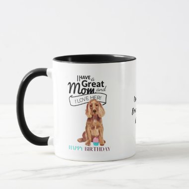 World's BEST COCKER SPANIEL DOG MOM Personalized Mug